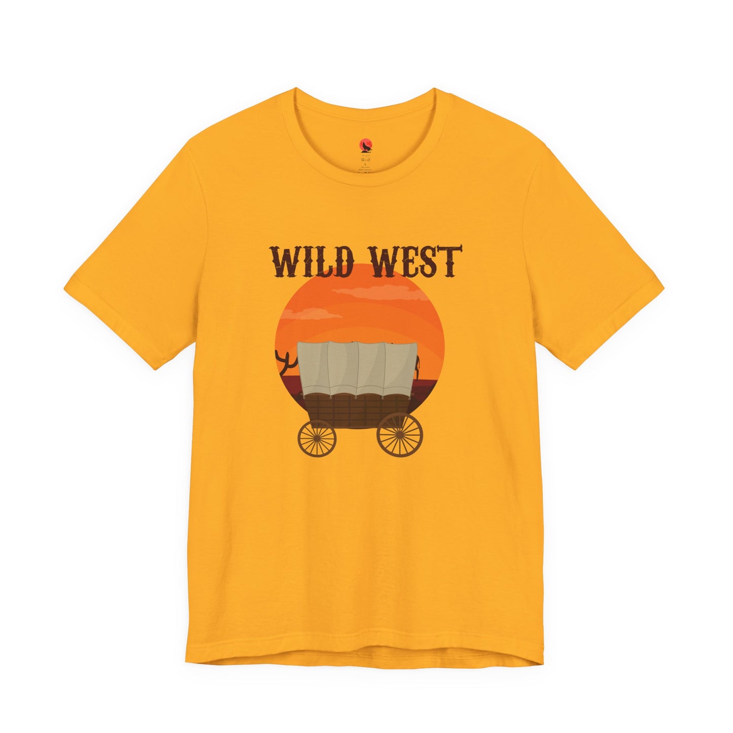 Wild West Short Sleeve Tee - Vintage Cowboy Shirt