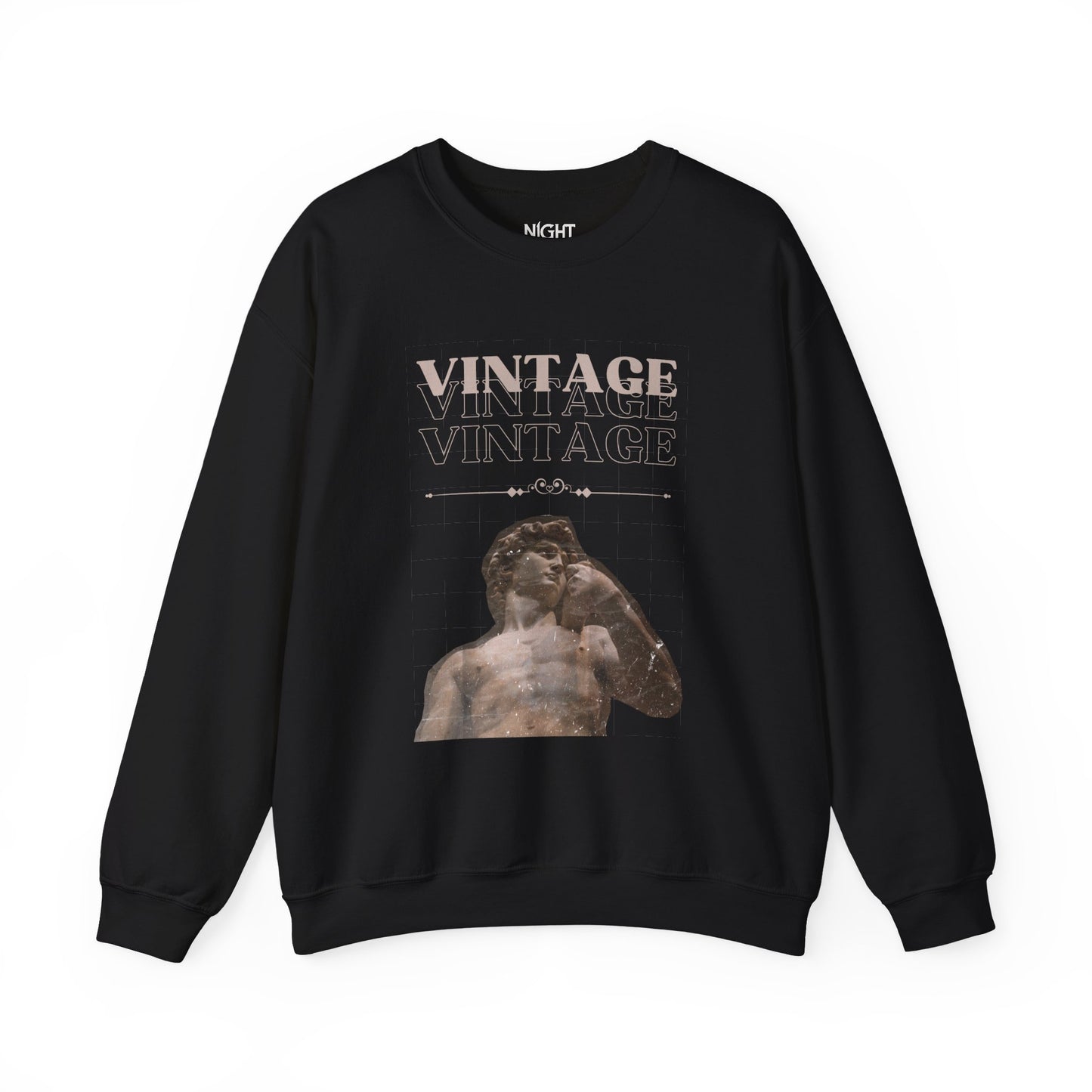 Vintage DAVID Statue Graphic Sweatshirt