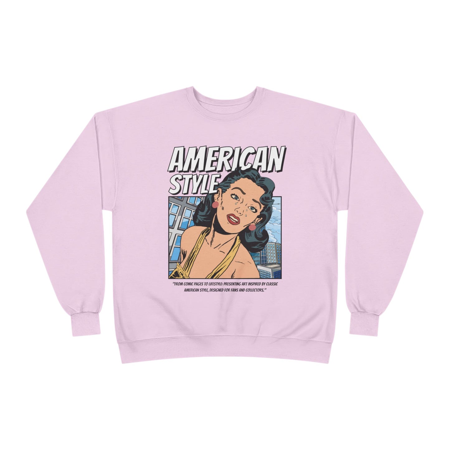 American Style Unisex Crewneck Sweatshirt