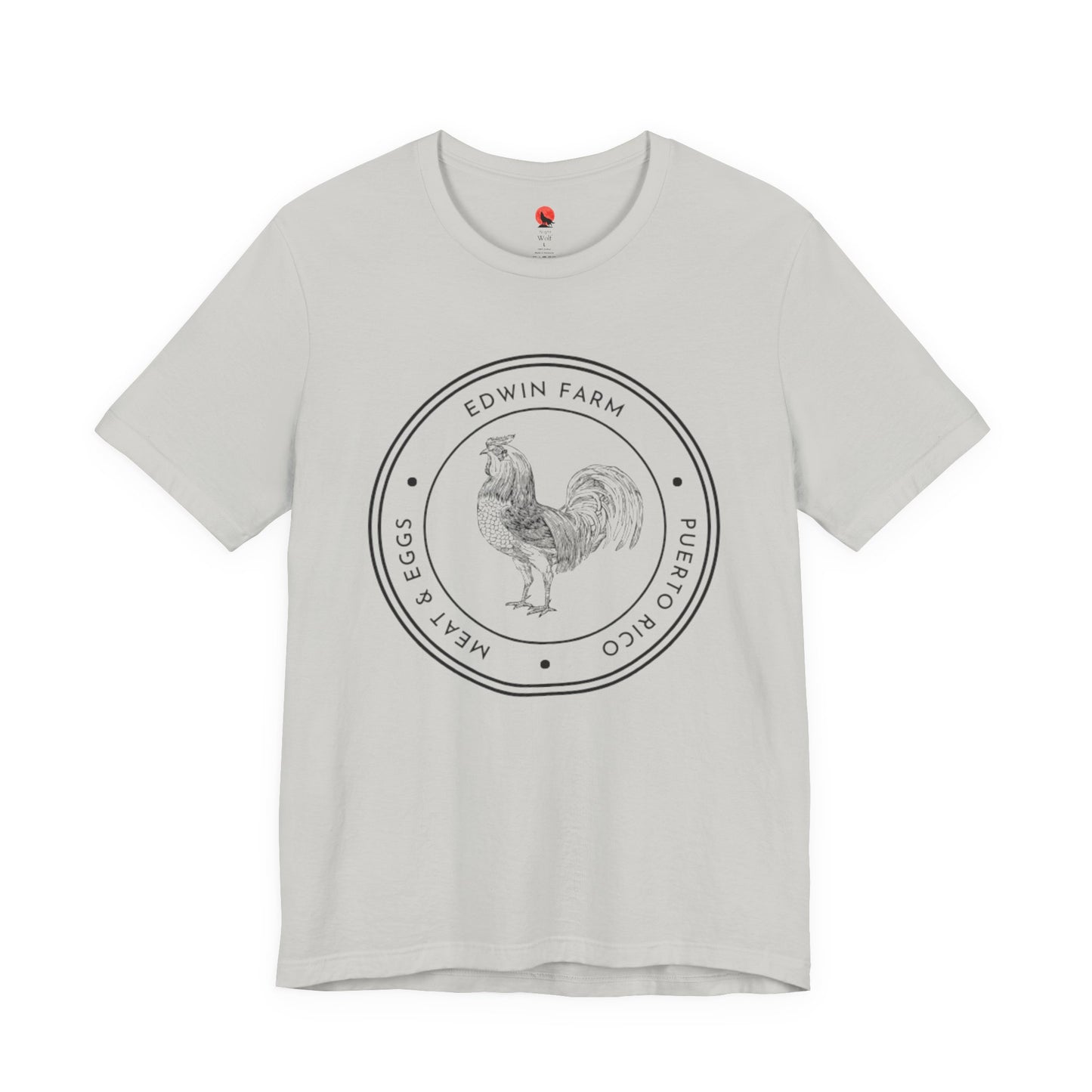 Meat & Egg Unisex Tee - Edwin Farm Rooster Design