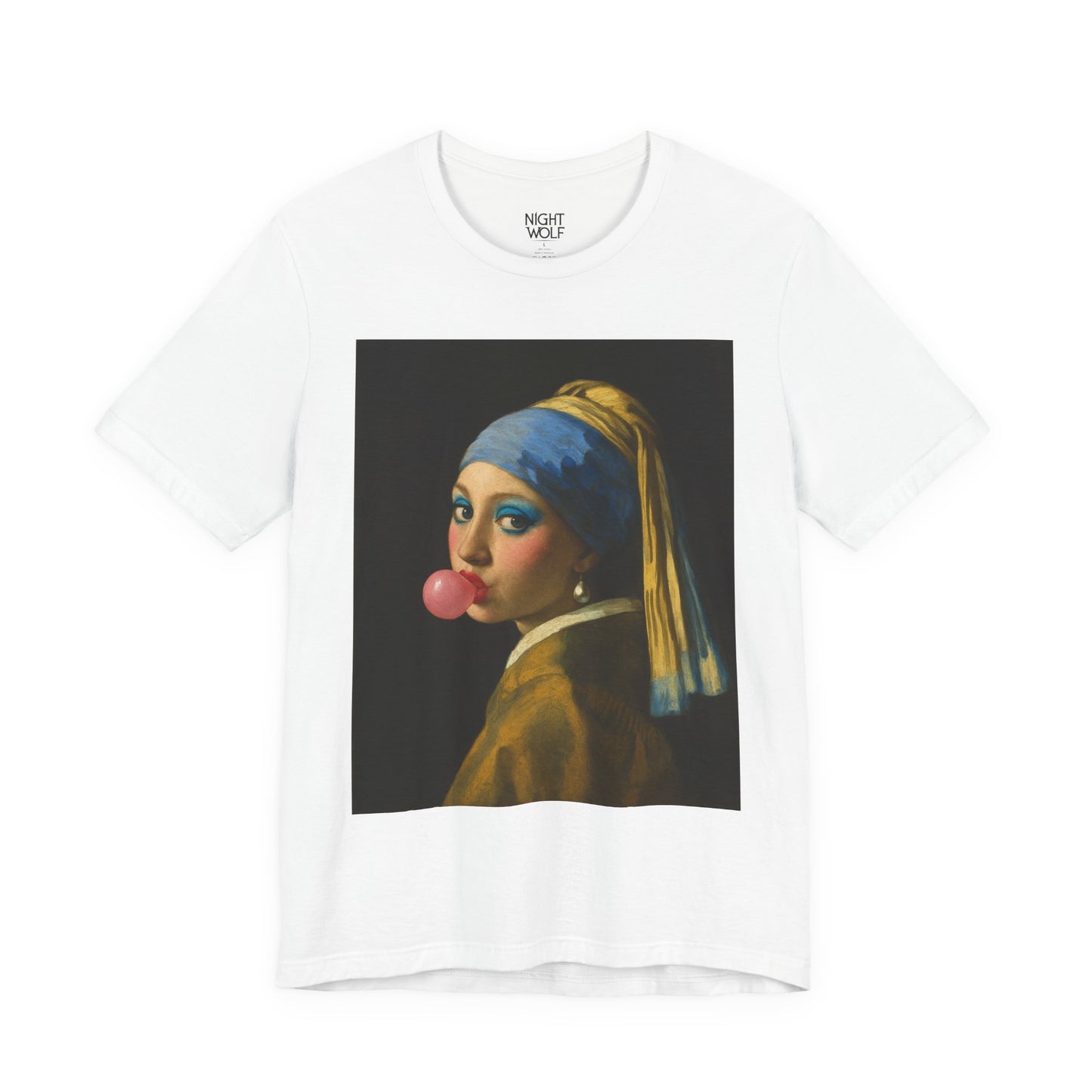 Artistic Bubblegum Tee for Art Lovers