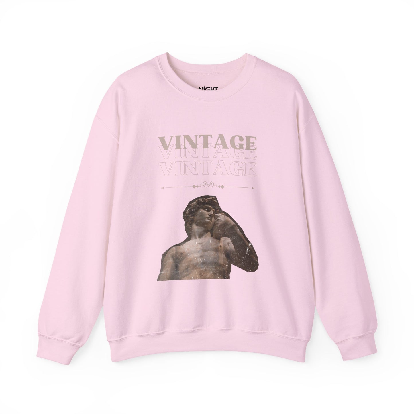 Vintage DAVID Statue Graphic Sweatshirt