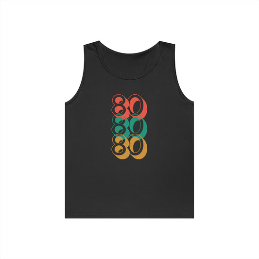 Retro 80s Unisex Heavy Cotton Tank Top