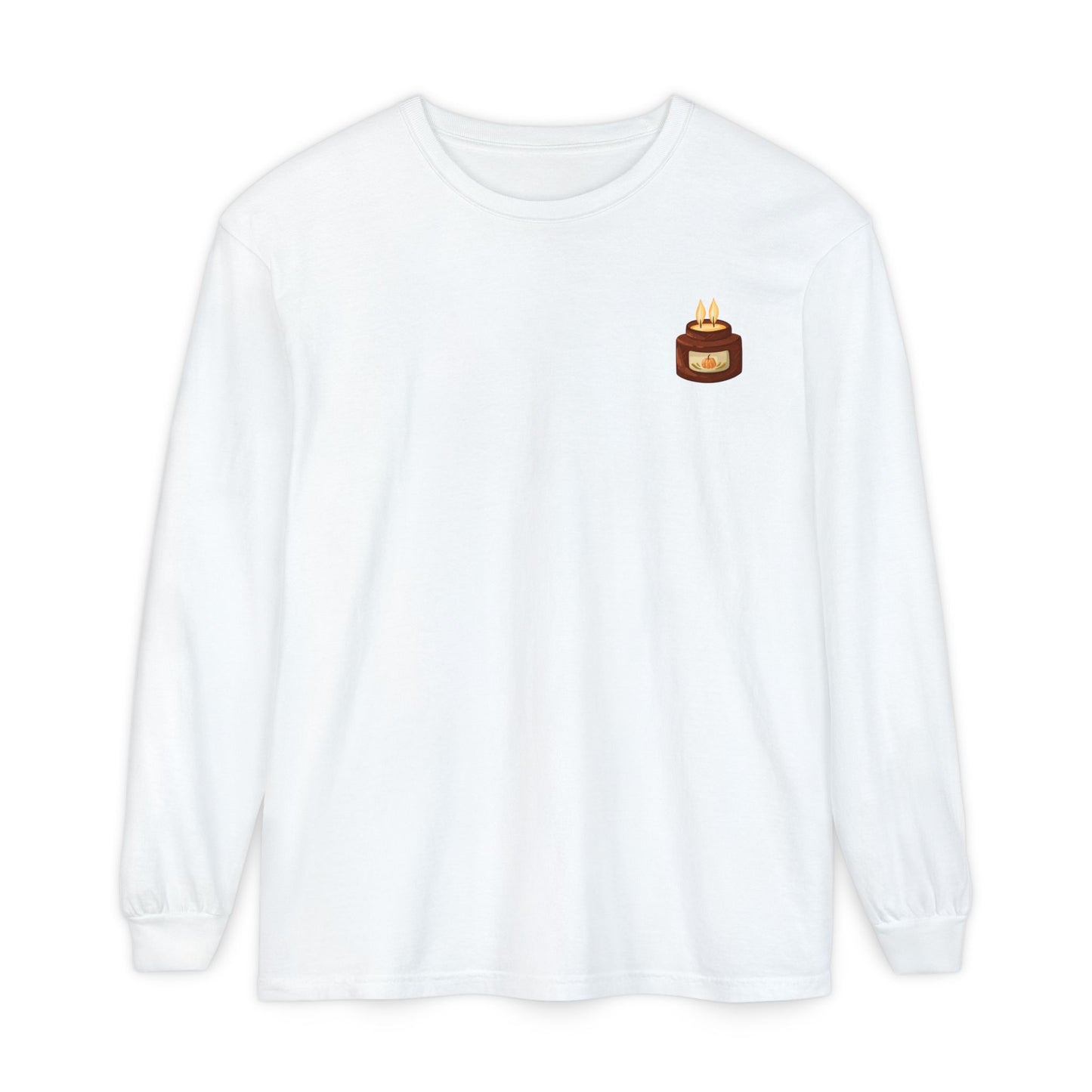 Classic Candle Design Unisex Long Sleeve T-Shirt