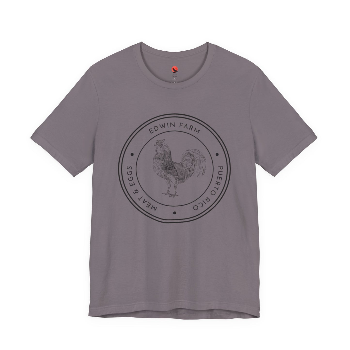 Meat & Egg Unisex Tee - Edwin Farm Rooster Design