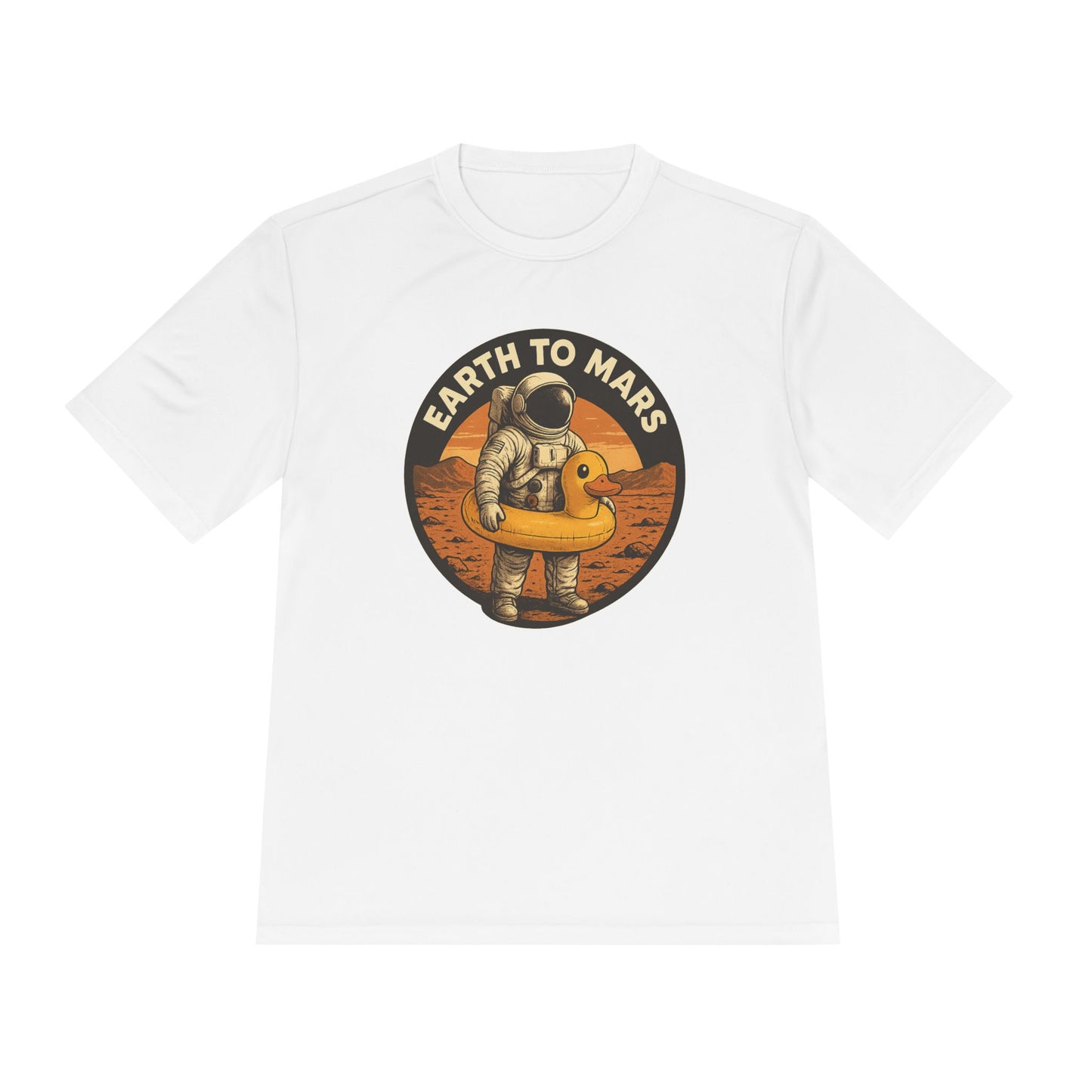 Earth to Mars Wicking Tee- Astronaut Shirt