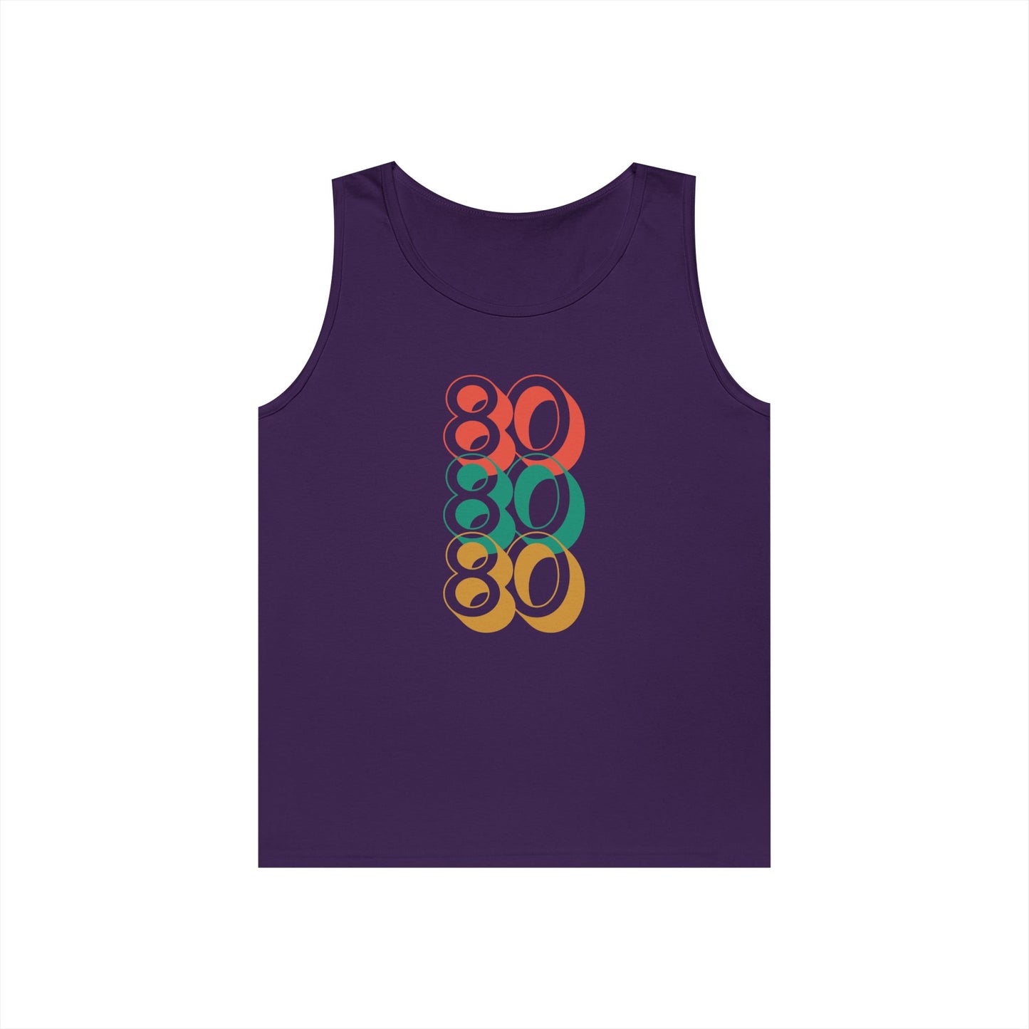 Retro 80s Unisex Heavy Cotton Tank Top