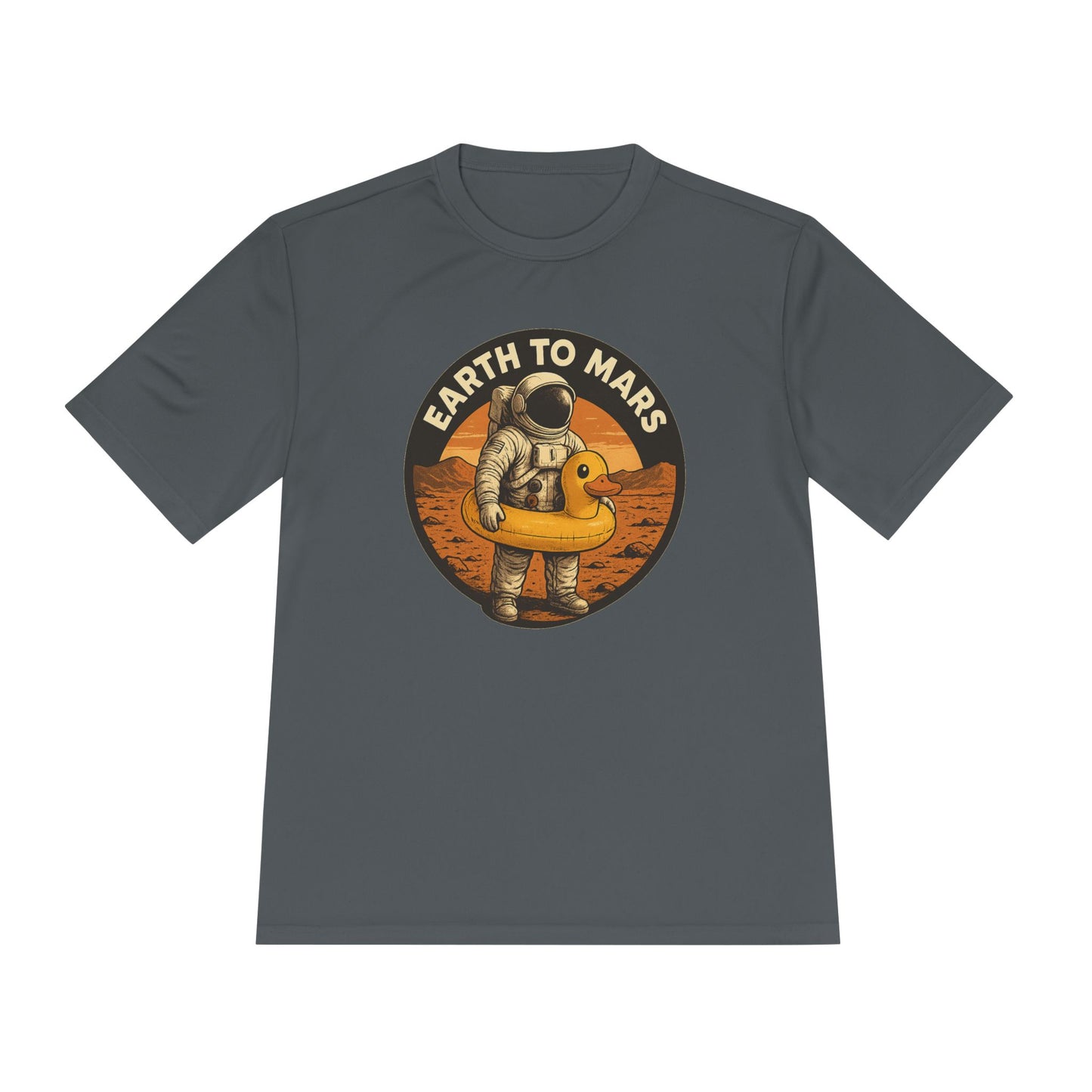 Earth to Mars Wicking Tee- Astronaut Shirt