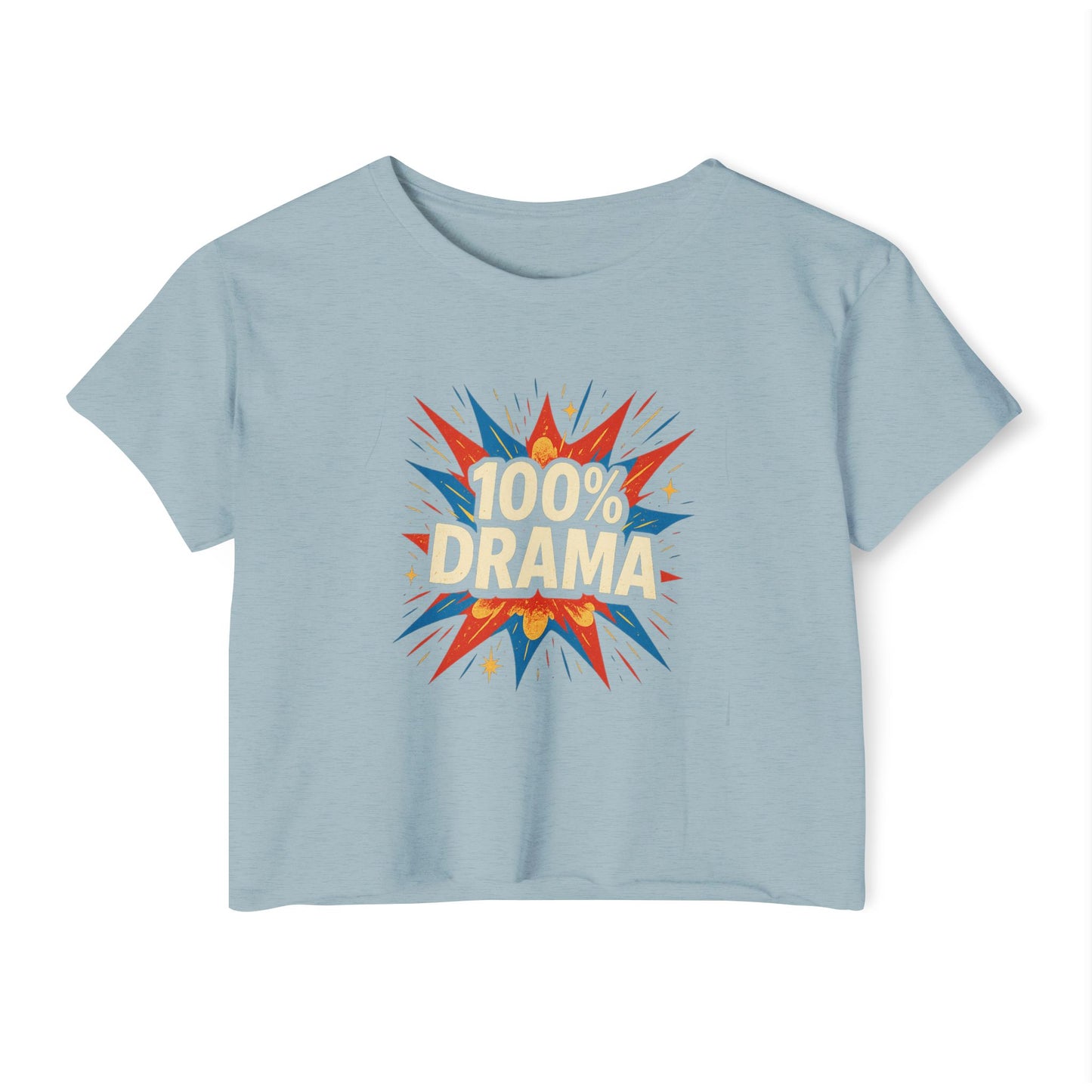 100% Drama Women's Festival Crop Top