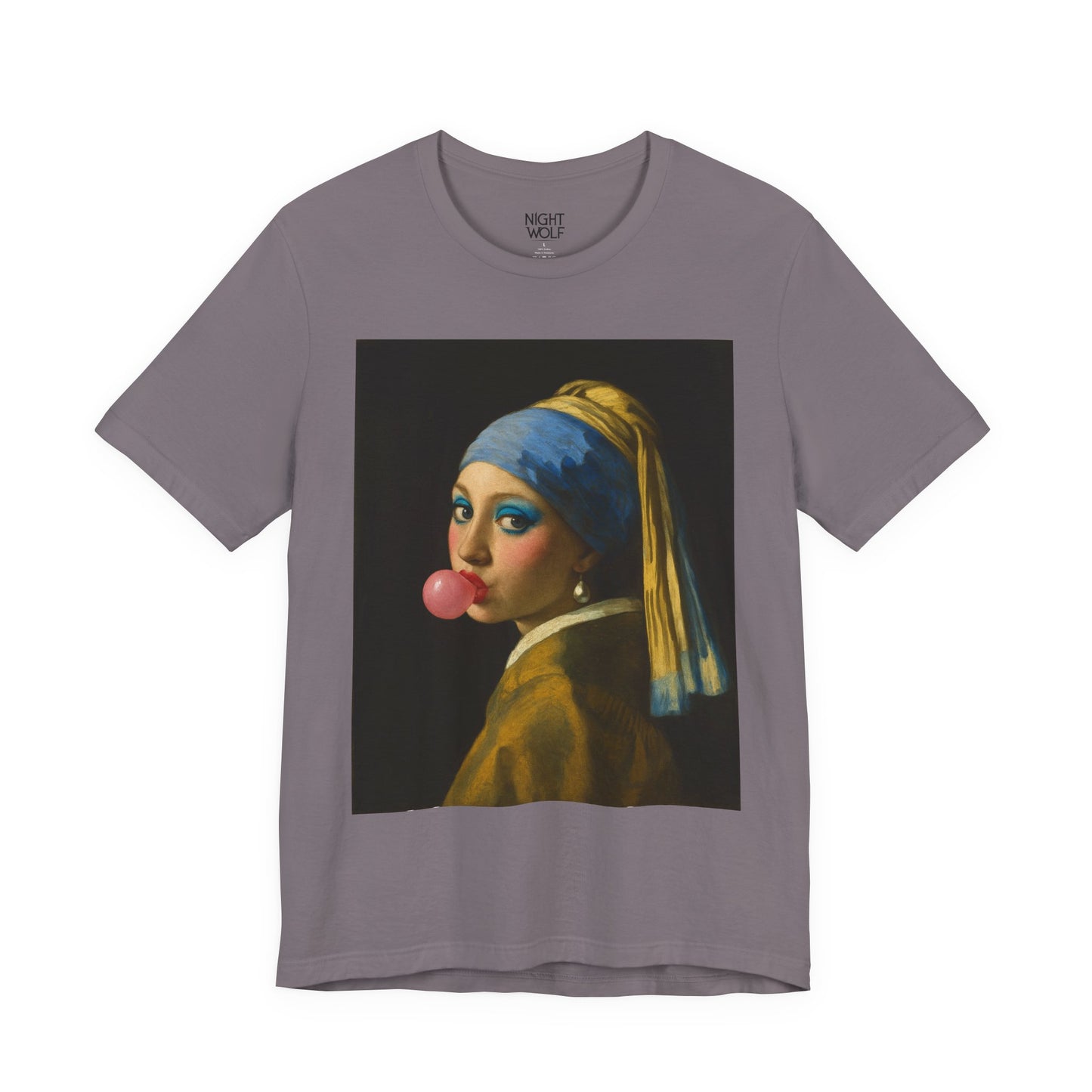 Artistic Bubblegum Tee for Art Lovers