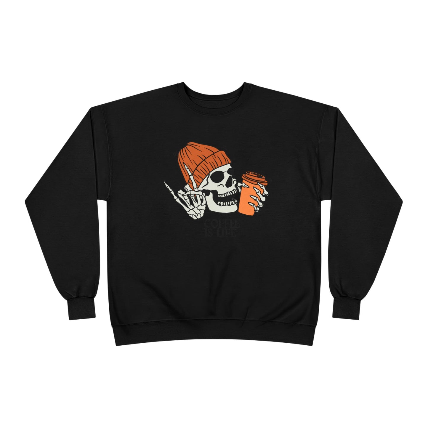 Coffee Is Life Skull Sweatshirt