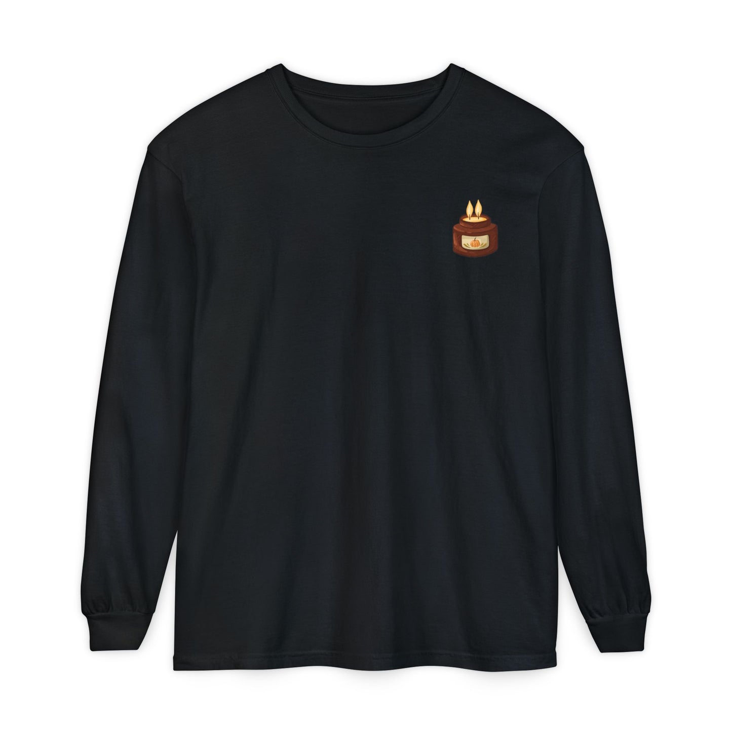 Classic Candle Design Unisex Long Sleeve T-Shirt
