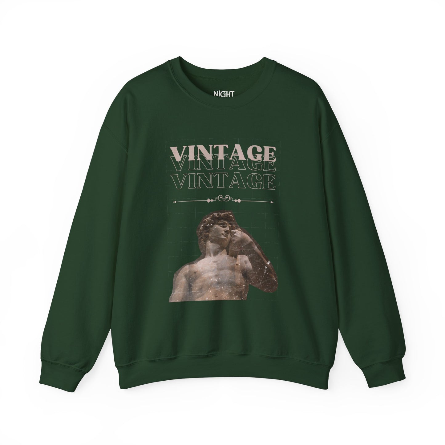 Vintage DAVID Statue Graphic Sweatshirt