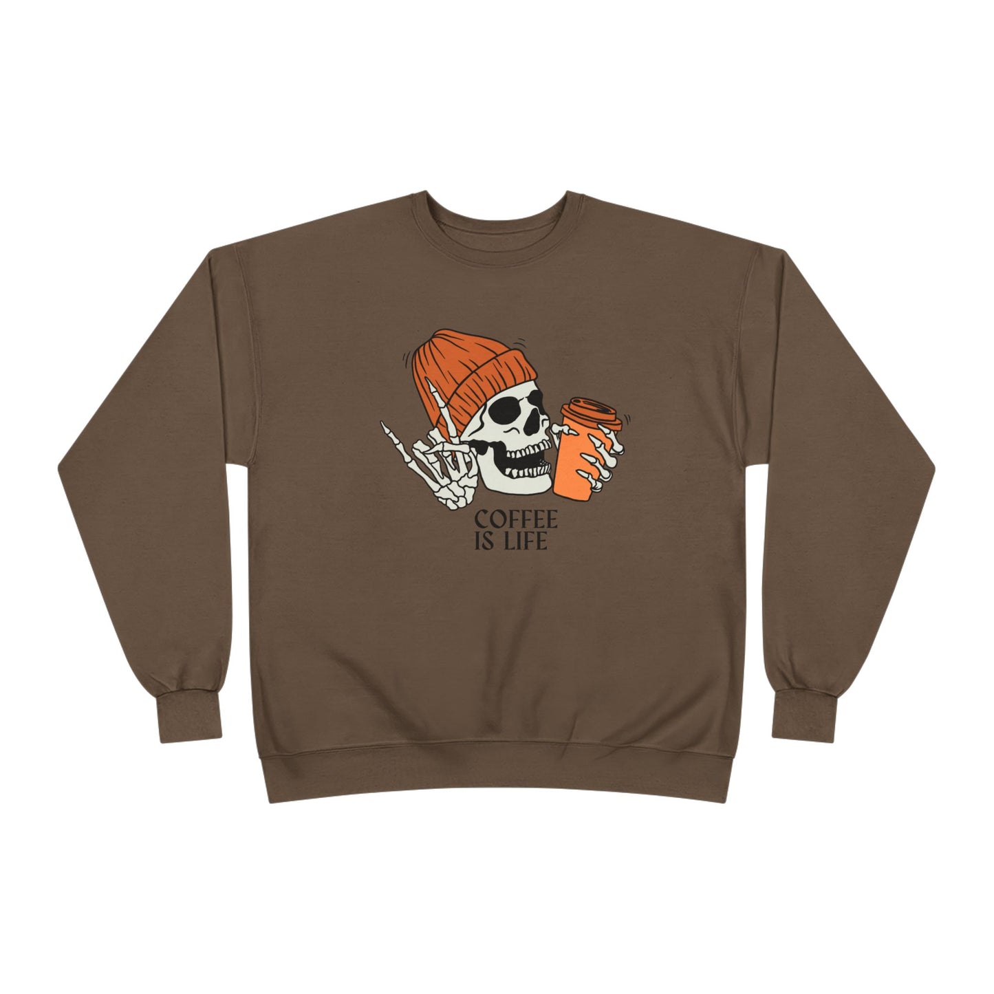 Coffee Is Life Skull Sweatshirt