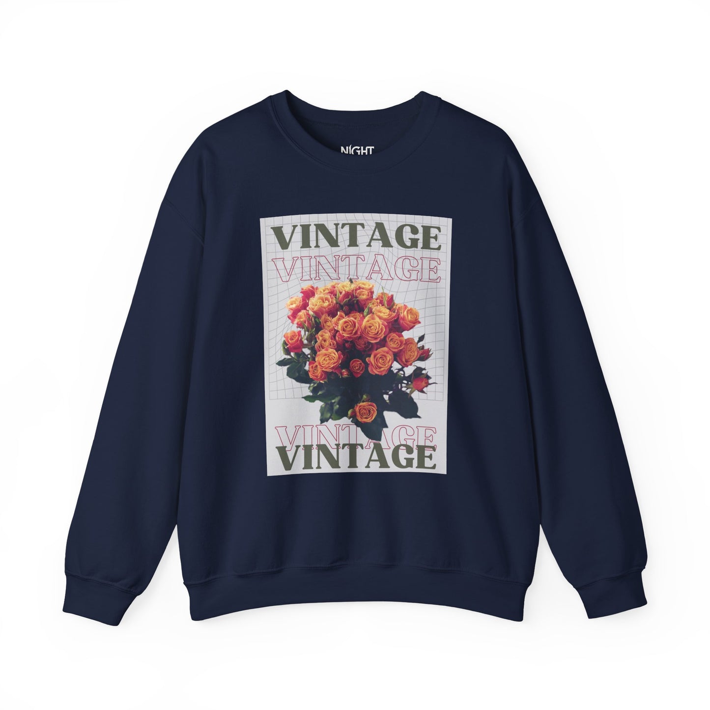 Vintage Roses Crewneck Sweatshirt