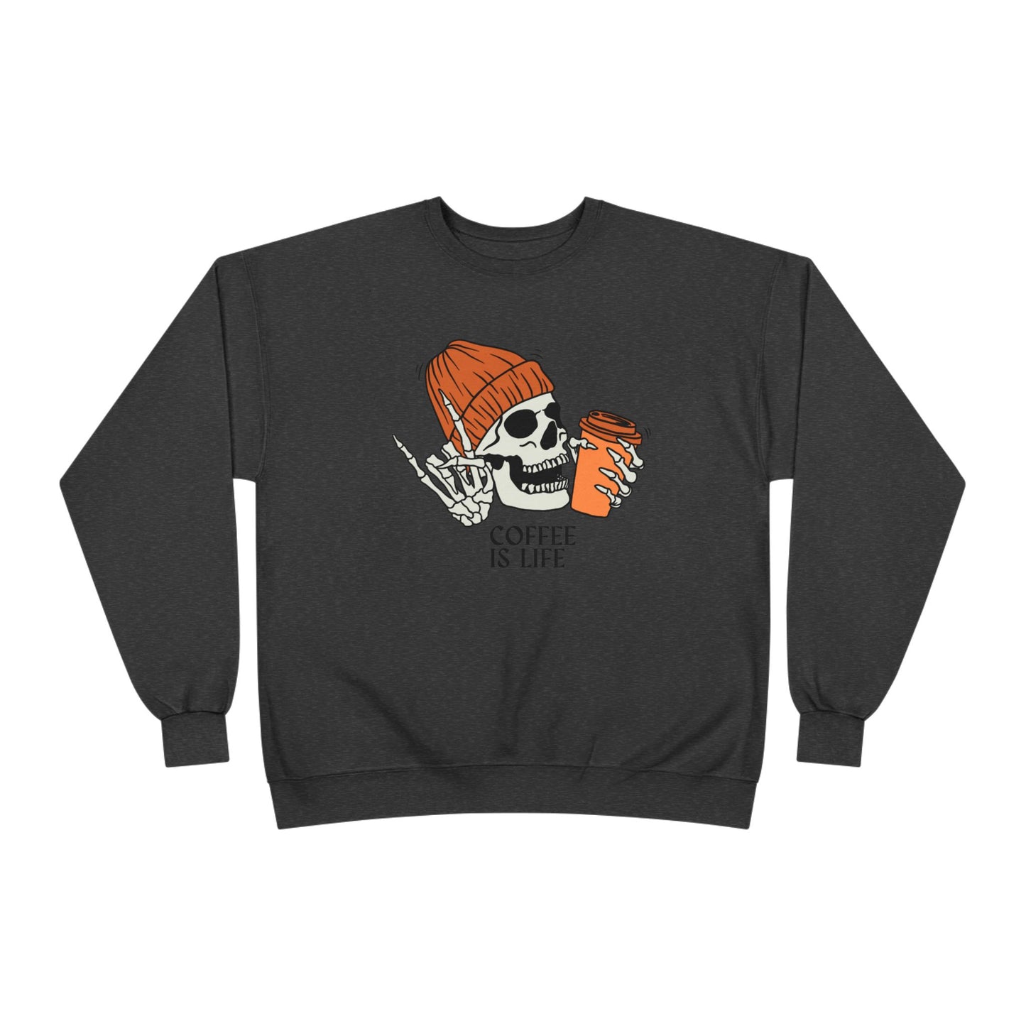 Coffee Is Life Skull Sweatshirt