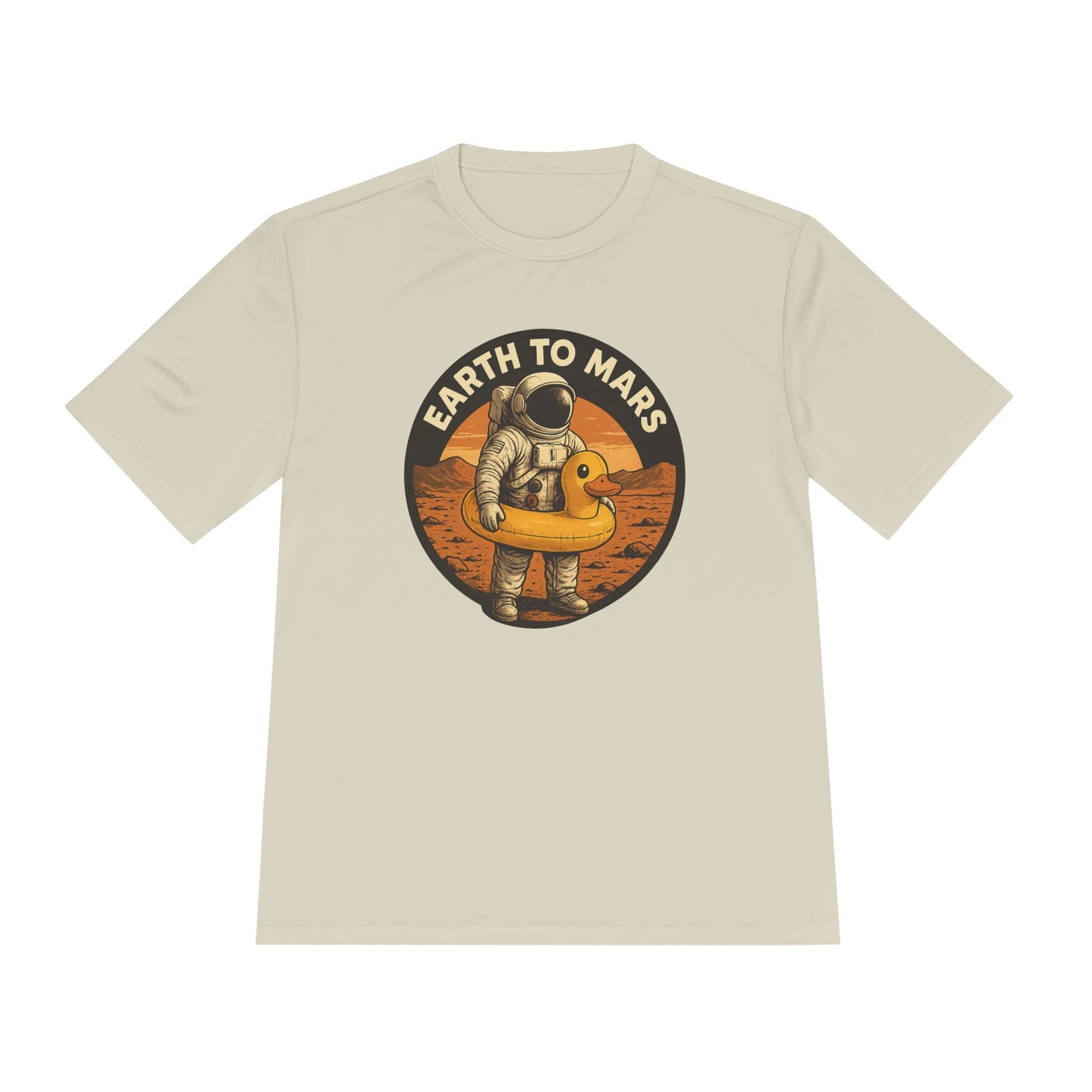 Earth to Mars Wicking Tee- Astronaut Shirt