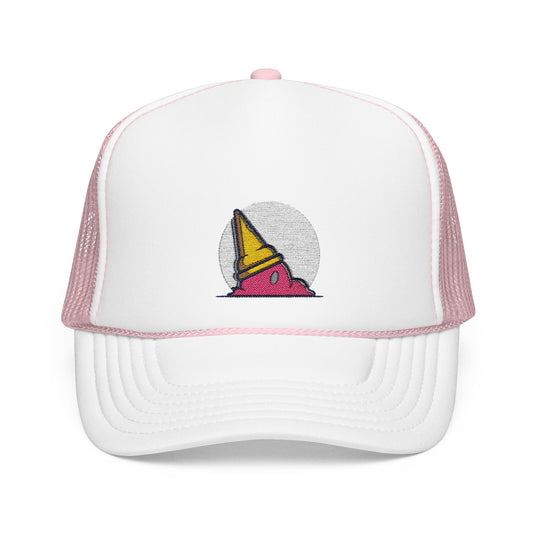 Vintage Ice Cream Cone Foam Trucker Hat