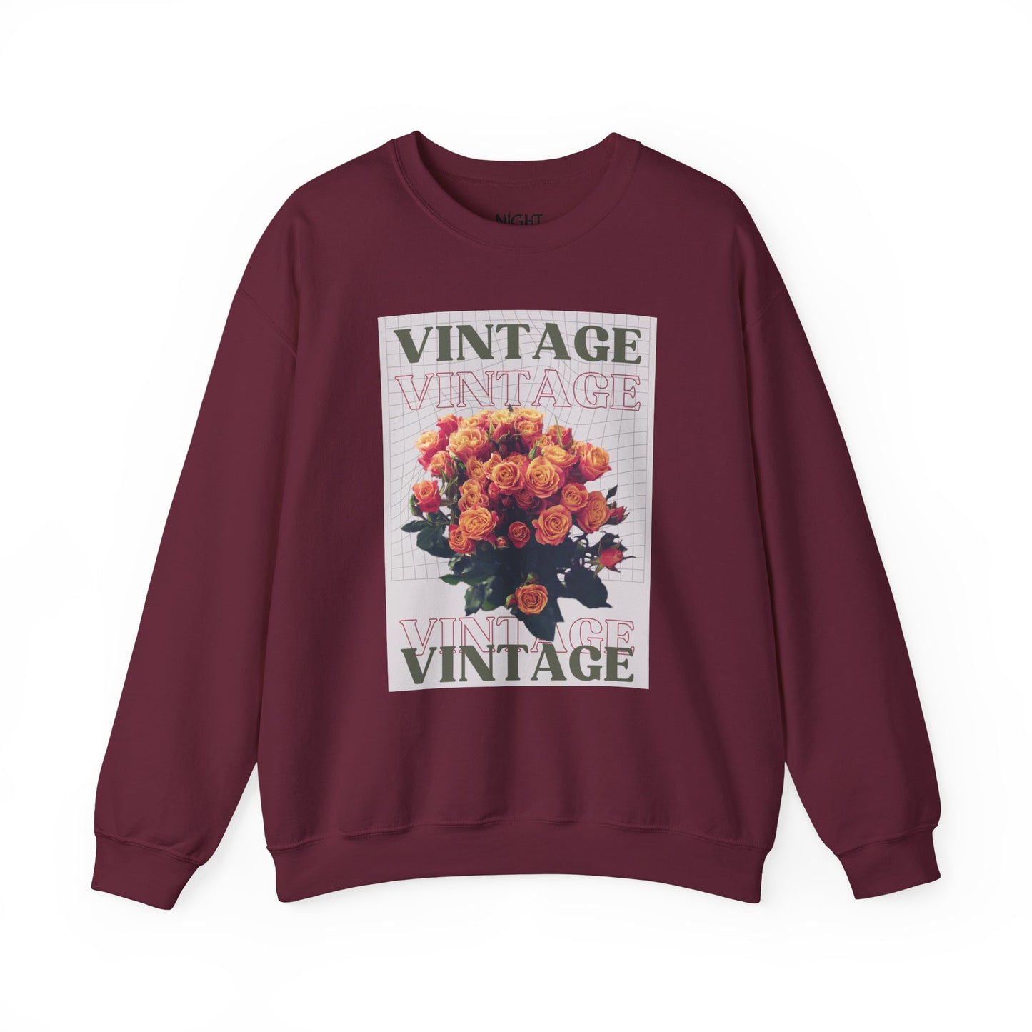 Vintage Roses Crewneck Sweatshirt