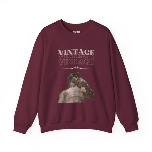 Vintage DAVID Statue Graphic Sweatshirt
