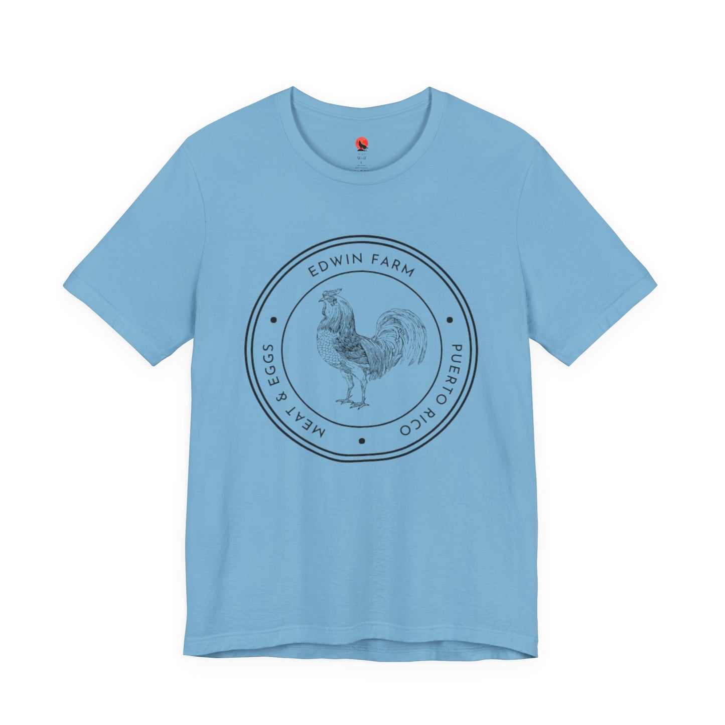 Meat & Egg Unisex Tee - Edwin Farm Rooster Design