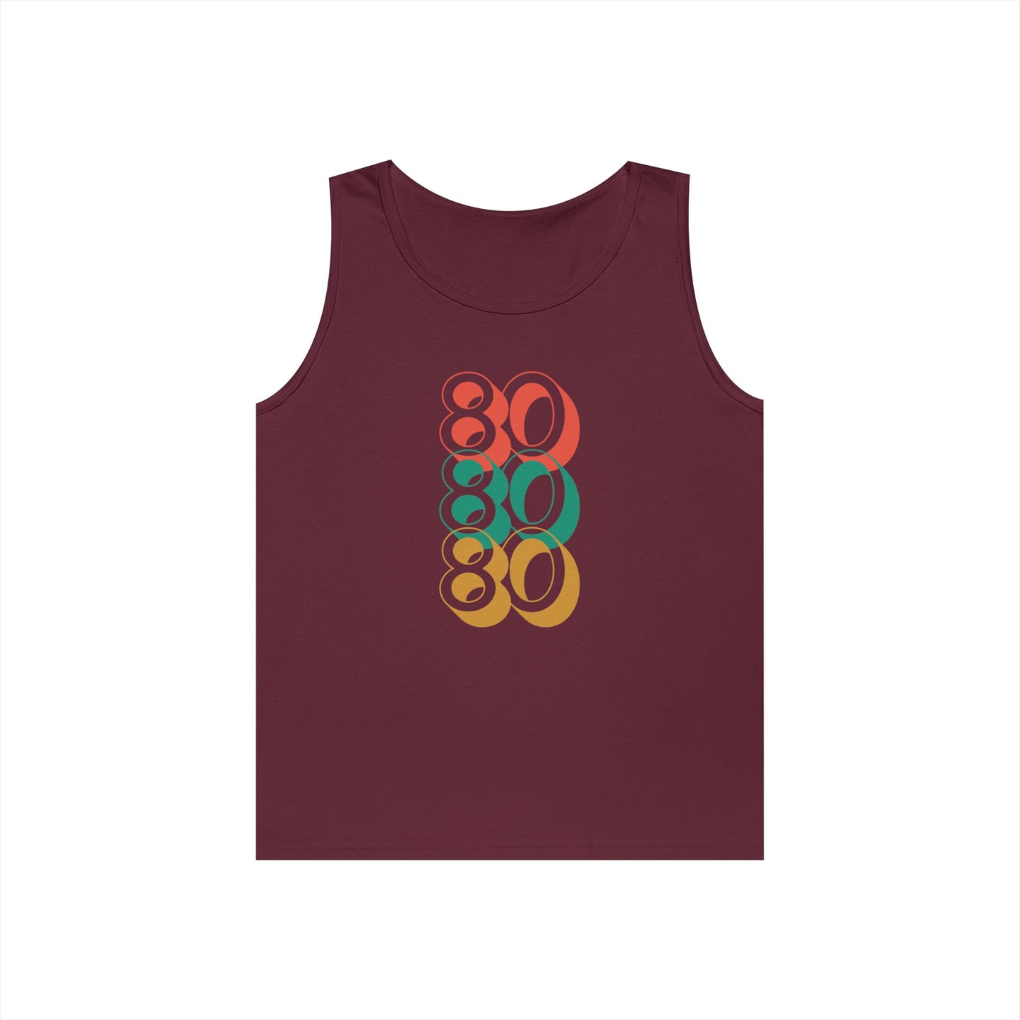 Retro 80s Unisex Heavy Cotton Tank Top