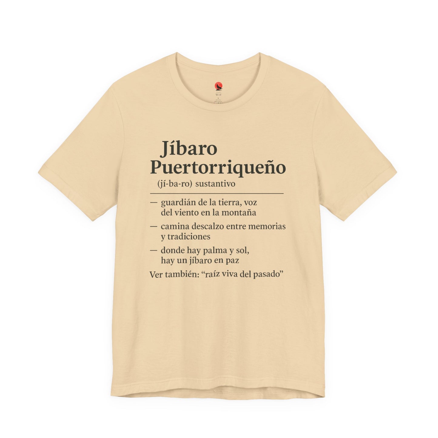 Puerto Rican Pride Tee, Jíbaro: Raiz Viva de pasado