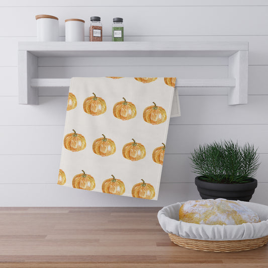 Pumpkin Patch Tea Towels - Autumn Kitchen Decor