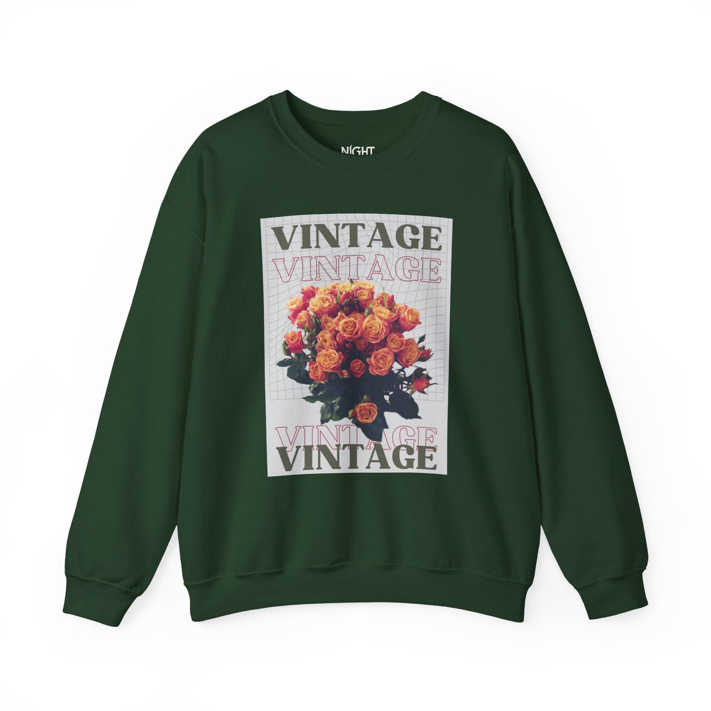 Vintage Roses Crewneck Sweatshirt