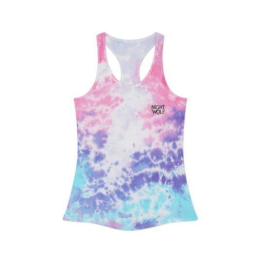 Colorful Tie Dye Racerback Tank Top