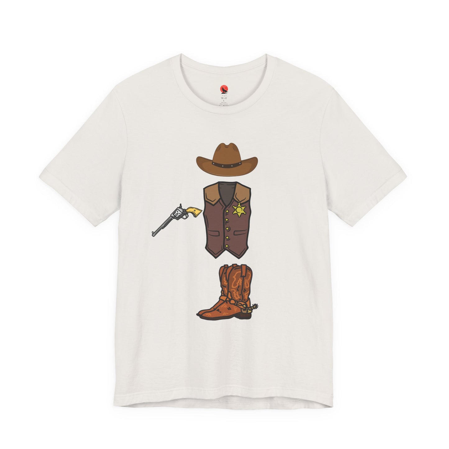 Western Cowboy Graphic Tee, Vintage Cowboy Shirt