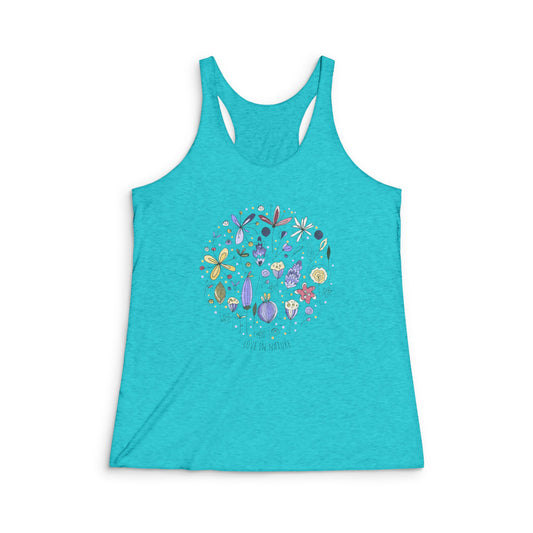 Floral Design Women's Racerback Tank Top