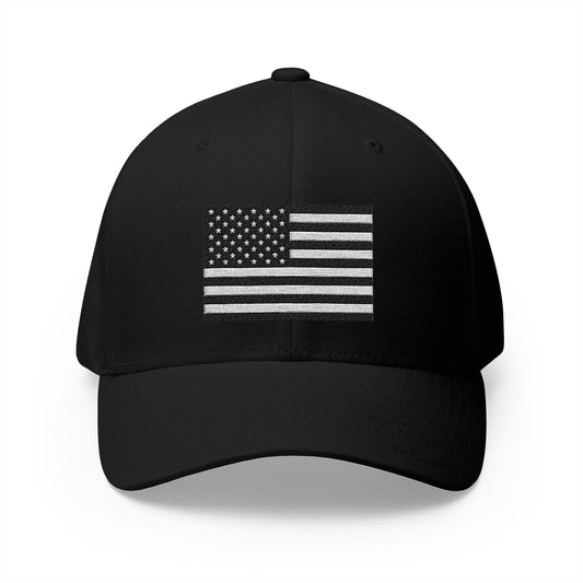 Stylish Embroidered Cap with USA Flag