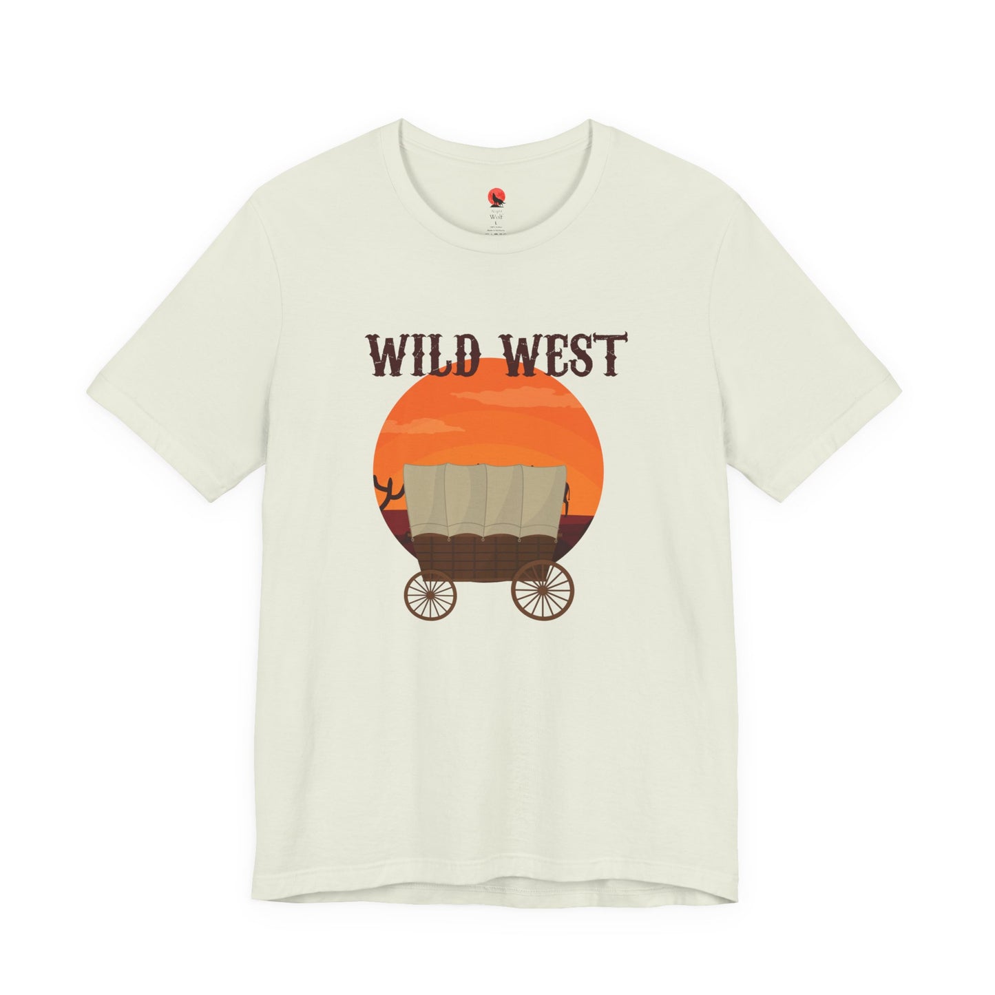 Wild West Short Sleeve Tee - Vintage Cowboy Shirt