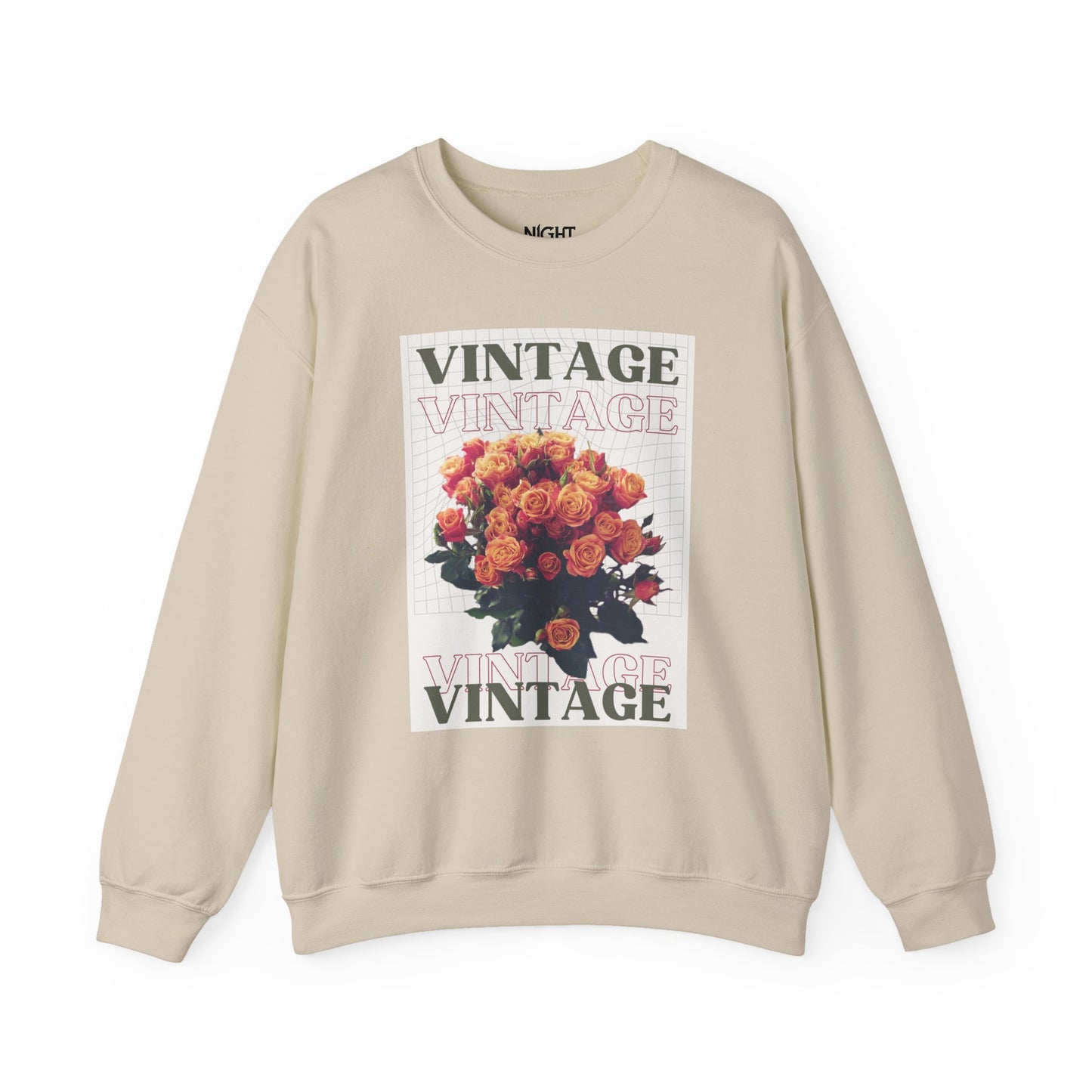 Vintage Roses Crewneck Sweatshirt