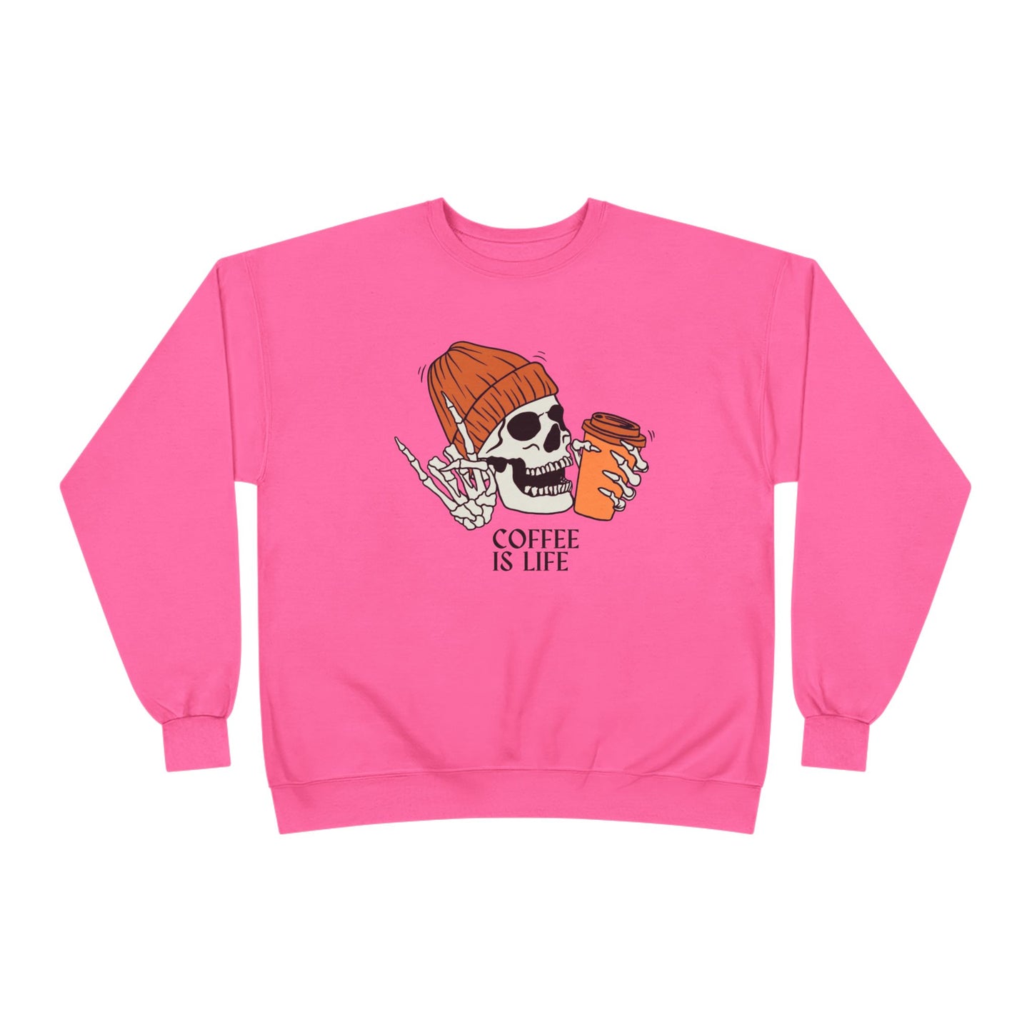 Coffee Is Life Skull Sweatshirt