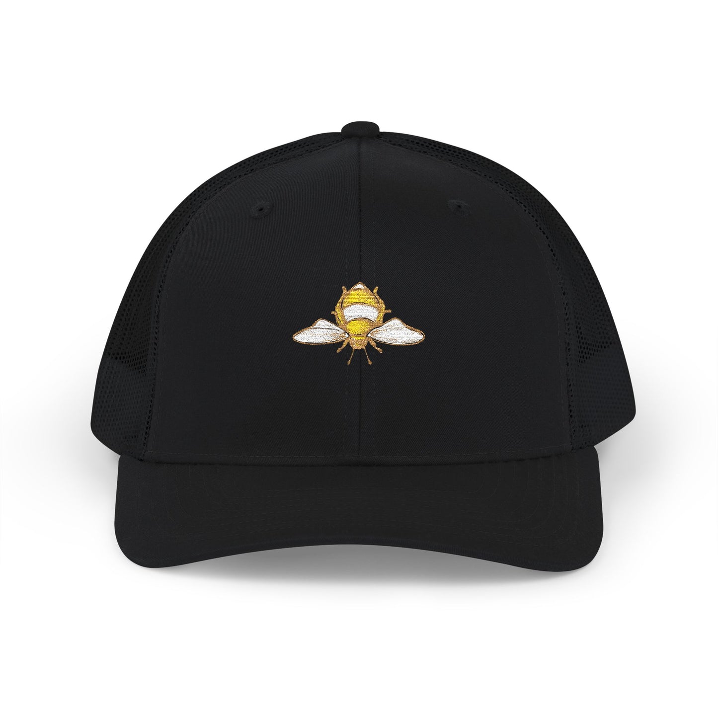 Bee Embroidered Trucker Cap